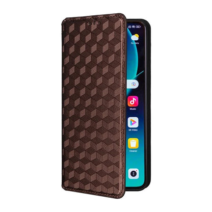 For Xiaomi 14T Wallet Case Rhombus Imprinted Leather Phone Cover