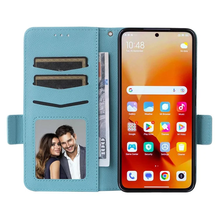 For Xiaomi 14T Case Litchi Texture PU Leather Wallet Flip Phone Cover