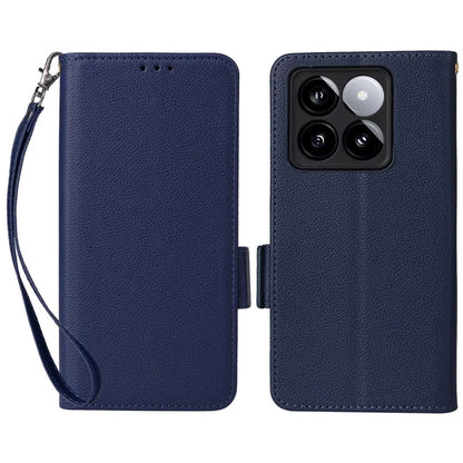 For Xiaomi 14T Case Litchi Texture PU Leather Wallet Flip Phone Cover