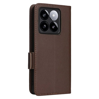 For Xiaomi 14T Case Litchi Texture PU Leather Wallet Flip Phone Cover