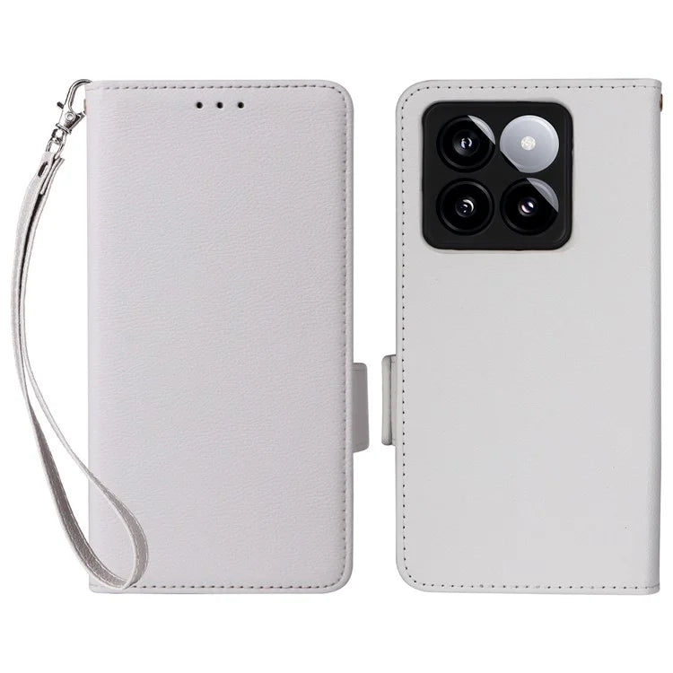 For Xiaomi 14T Case Litchi Texture PU Leather Wallet Flip Phone Cover