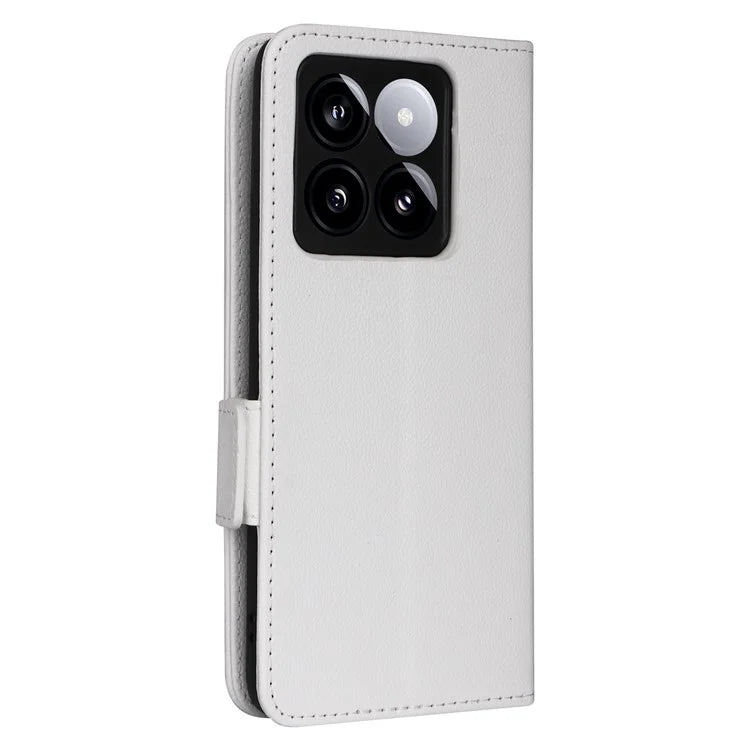 For Xiaomi 14T Case Litchi Texture PU Leather Wallet Flip Phone Cover