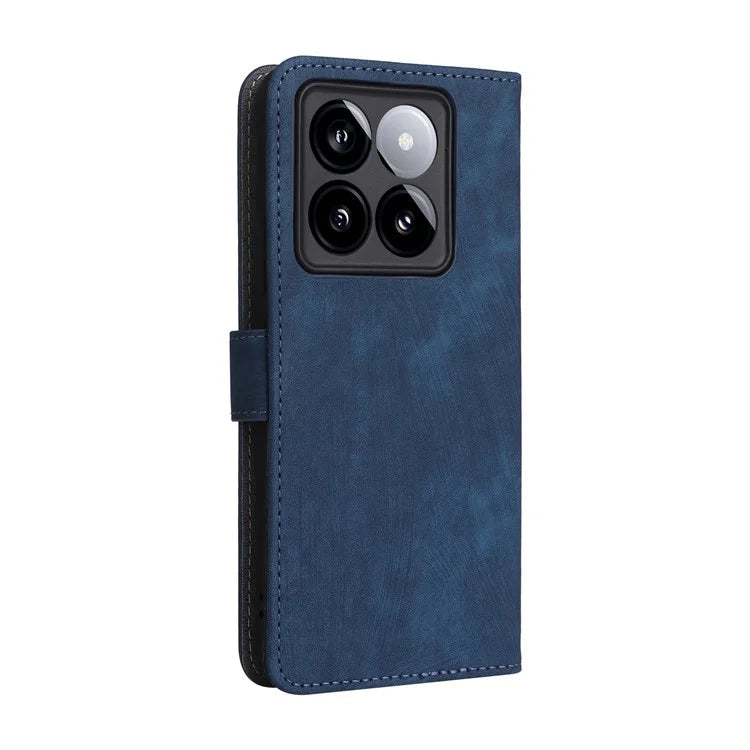 For Xiaomi 14T Pro Wallet Case RFID Blocking PU Leather Cover Stand View