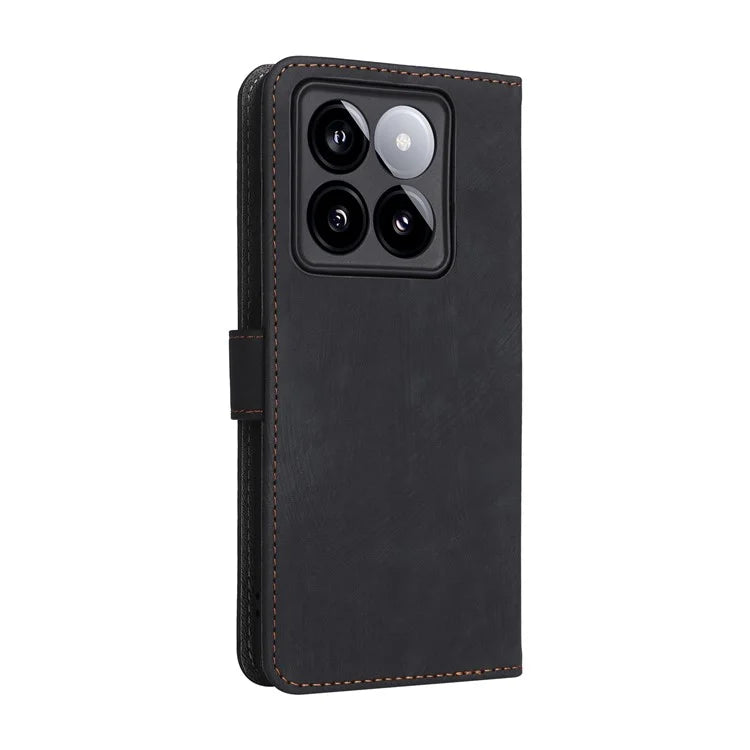 For Xiaomi 14T Pro Wallet Case RFID Blocking PU Leather Cover Stand View