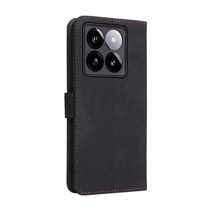 For Xiaomi 14T Pro Wallet Case RFID Blocking PU Leather Cover Stand View