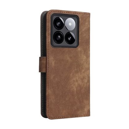 For Xiaomi 14T Pro Wallet Case RFID Blocking PU Leather Cover Stand View
