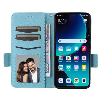 For Xiaomi 14T Pro Case Litchi Texture PU Leather Wallet Flip Phone Cover