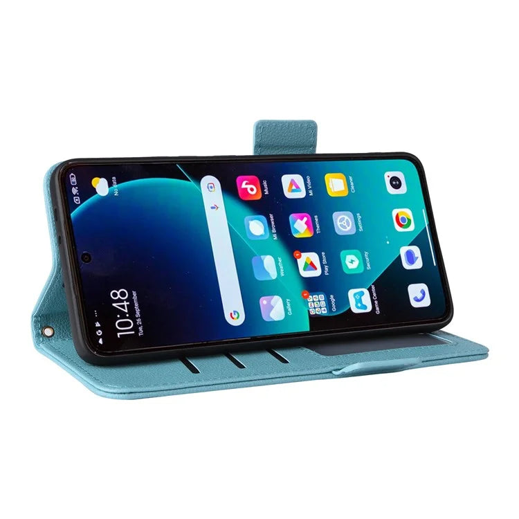 For Xiaomi 14T Pro Case Litchi Texture PU Leather Wallet Flip Phone Cover