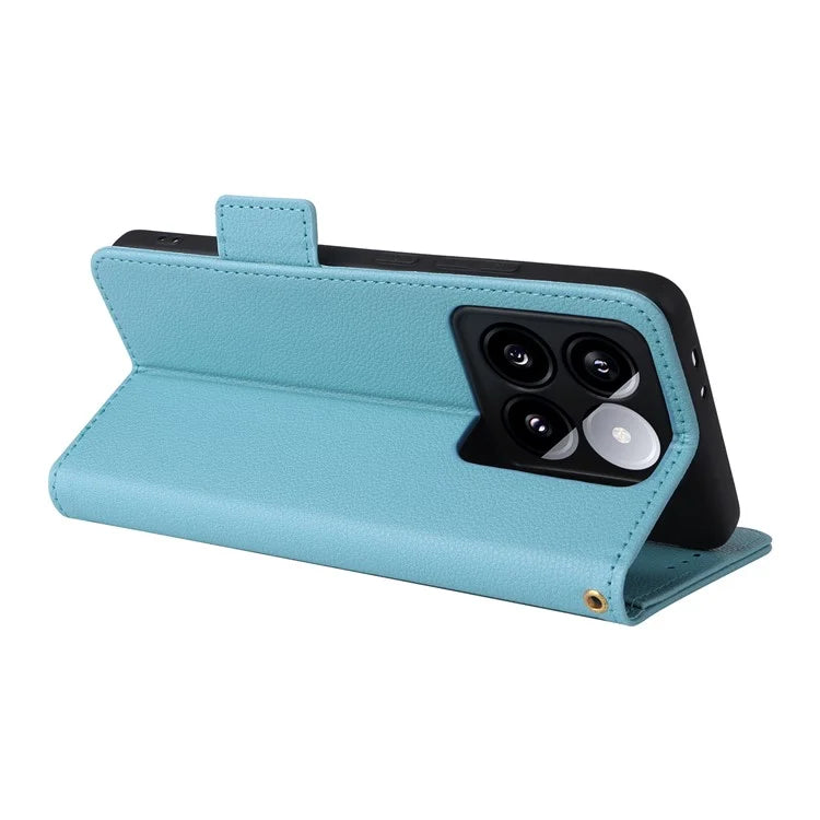 For Xiaomi 14T Pro Case Litchi Texture PU Leather Wallet Flip Phone Cover