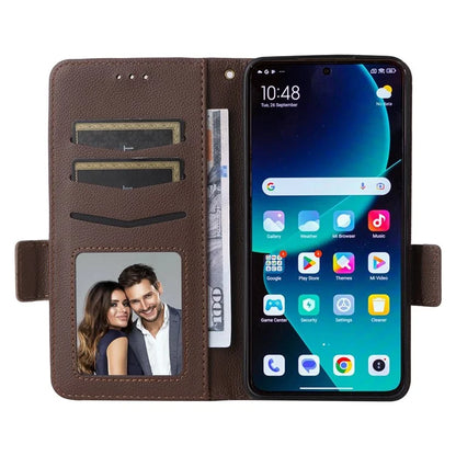 For Xiaomi 14T Pro Case Litchi Texture PU Leather Wallet Flip Phone Cover