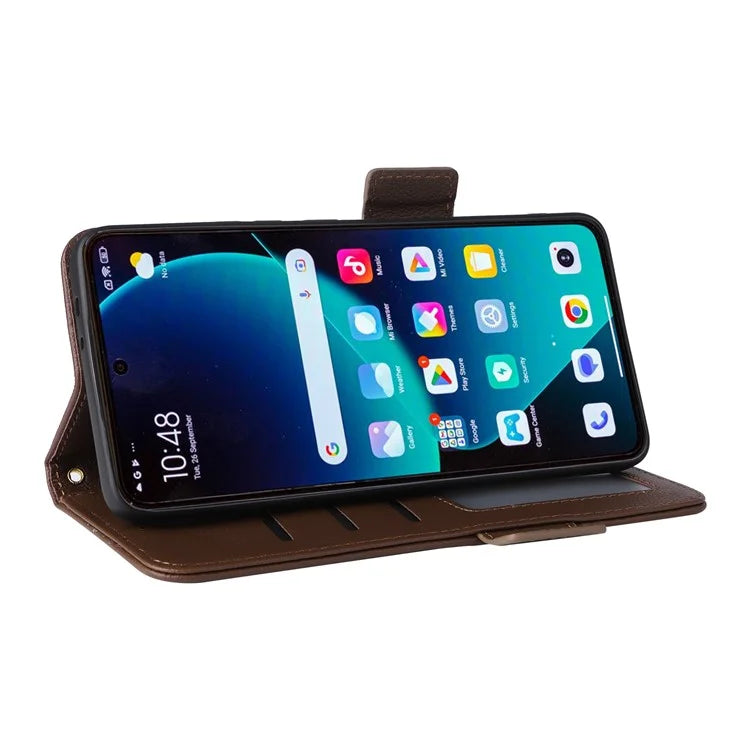 For Xiaomi 14T Pro Case Litchi Texture PU Leather Wallet Flip Phone Cover