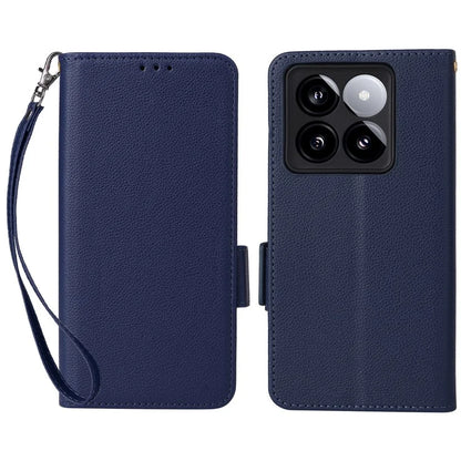 For Xiaomi 14T Pro Case Litchi Texture PU Leather Wallet Flip Phone Cover