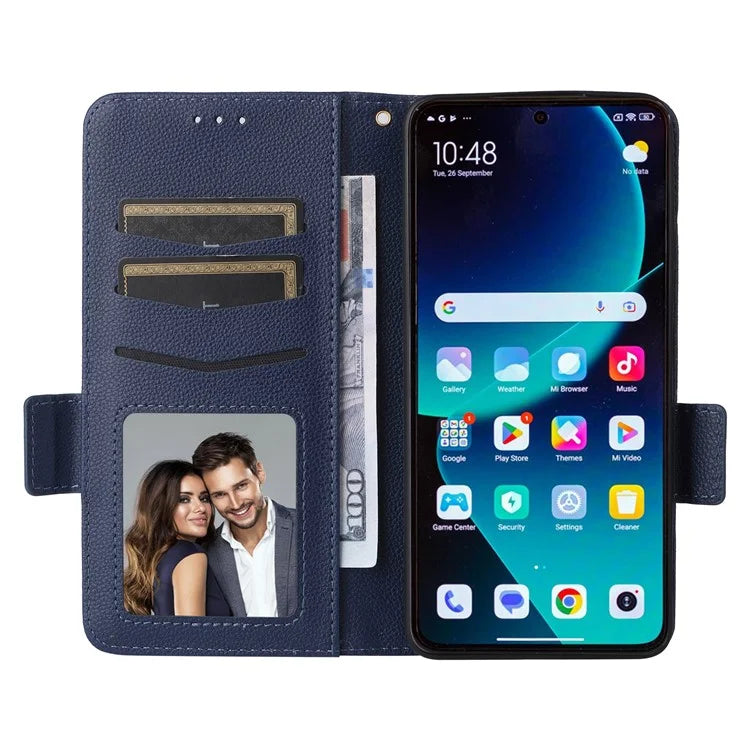 For Xiaomi 14T Pro Case Litchi Texture PU Leather Wallet Flip Phone Cover