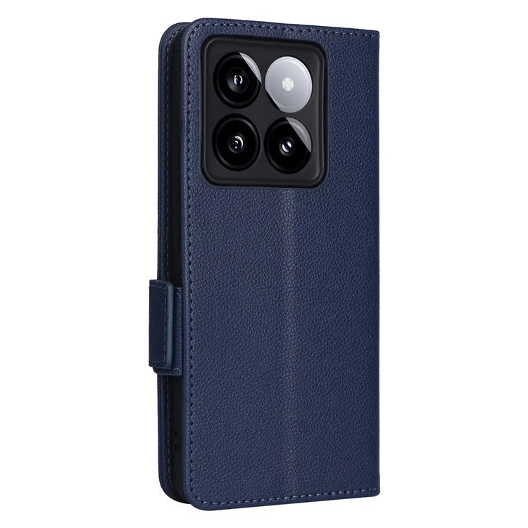 For Xiaomi 14T Pro Case Litchi Texture PU Leather Wallet Flip Phone Cover