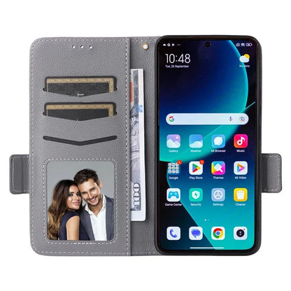 For Xiaomi 14T Pro Case Litchi Texture PU Leather Wallet Flip Phone Cover