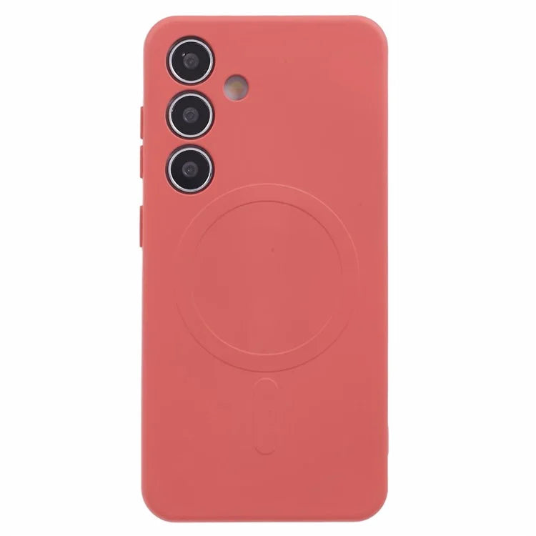 For Samsung Galaxy S24+ Case Shockproof TPU Phone Cover Compatible with MagSafe