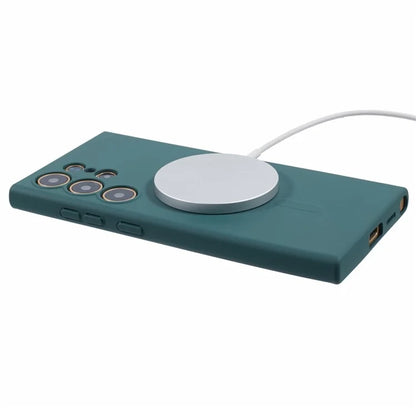 For Samsung Galaxy S23 Ultra Case Shockproof TPU Phone Cover Compatible with MagSafe