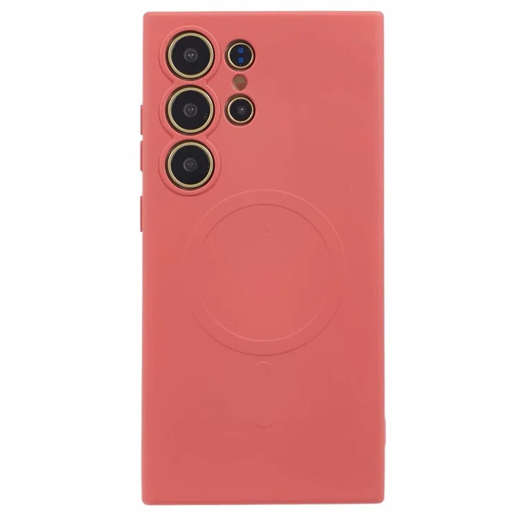 For Samsung Galaxy S23 Ultra Case Shockproof TPU Phone Cover Compatible with MagSafe
