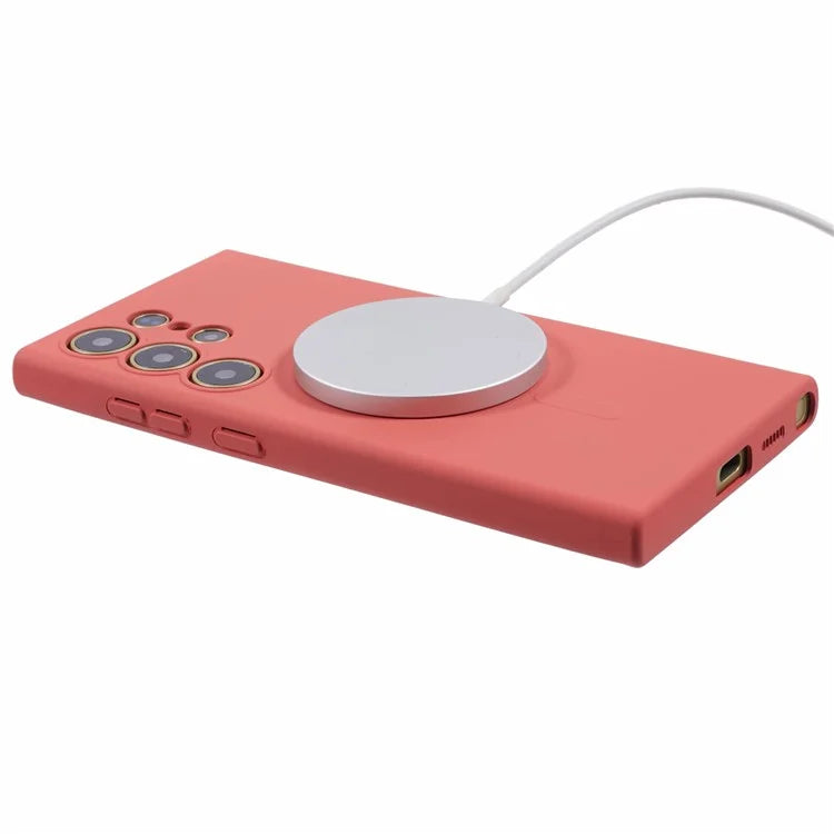 For Samsung Galaxy S23 Ultra Case Shockproof TPU Phone Cover Compatible with MagSafe