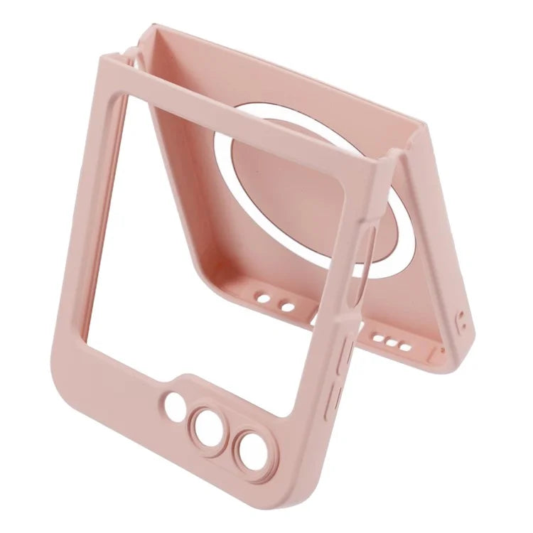 For Samsung Galaxy Z Flip5 5G Case Shockproof TPU Phone Cover Compatible with MagSafe