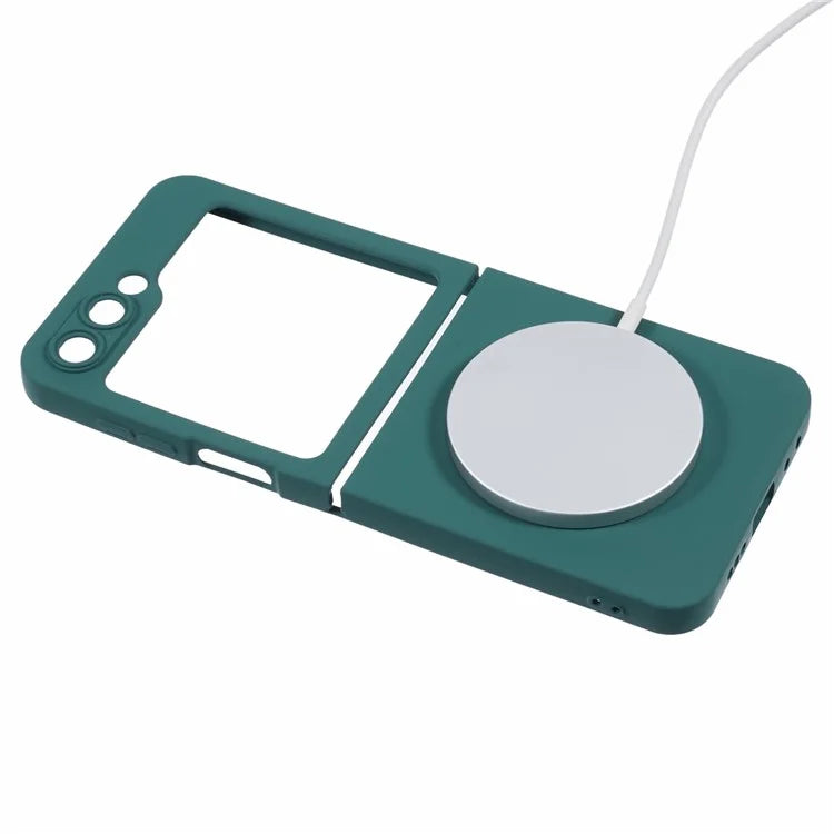For Samsung Galaxy Z Flip5 5G Case Shockproof TPU Phone Cover Compatible with MagSafe