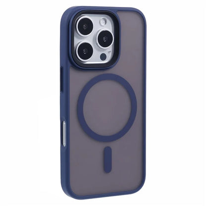 For iPhone 16 Pro Case Compatible with MagSafe TPU+PC Rubberized Finish Phone Cover