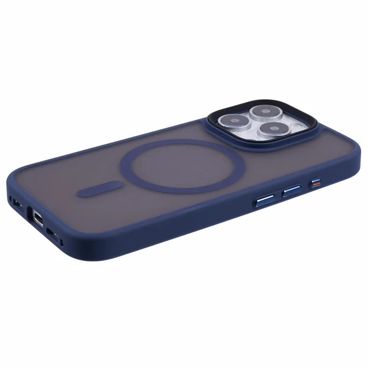 For iPhone 16 Pro Case Compatible with MagSafe TPU+PC Rubberized Finish Phone Cover