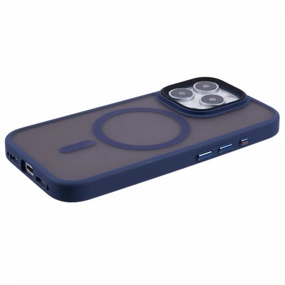 For iPhone 16 Pro Case Compatible with MagSafe TPU+PC Rubberized Finish Phone Cover