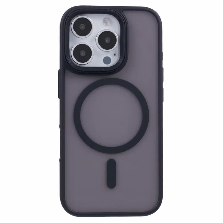 For iPhone 16 Pro Case Compatible with MagSafe TPU+PC Rubberized Finish Phone Cover