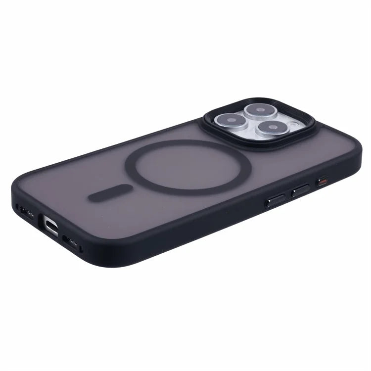 For iPhone 16 Pro Case Compatible with MagSafe TPU+PC Rubberized Finish Phone Cover