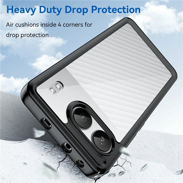 For OnePlus Nord 4 Shockproof Case TPU +Acrylic Protective Clear Phone Cover