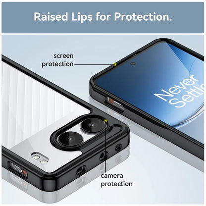 For OnePlus Nord 4 Shockproof Case TPU +Acrylic Protective Clear Phone Cover