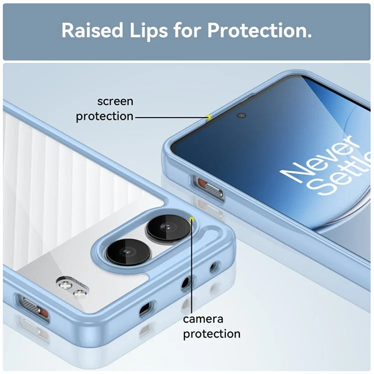 For OnePlus Nord 4 Shockproof Case TPU +Acrylic Protective Clear Phone Cover