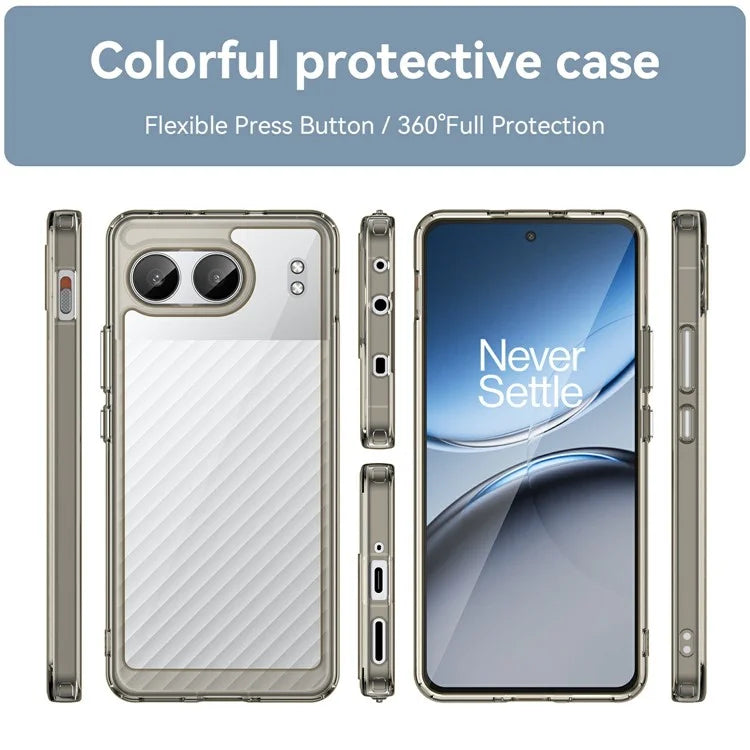 For OnePlus Nord 4 Shockproof Case TPU +Acrylic Protective Clear Phone Cover