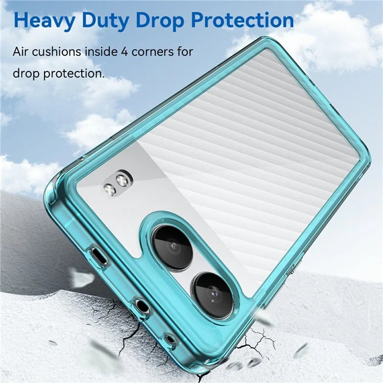 For OnePlus Nord 4 Shockproof Case TPU +Acrylic Protective Clear Phone Cover
