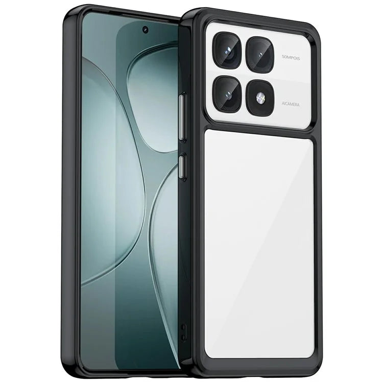 For Xiaomi Redmi K70 Ultra Shockproof Case TPU +Acrylic Protective Clear Phone Cover