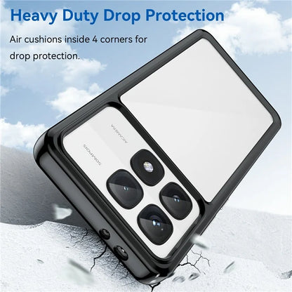 For Xiaomi Redmi K70 Ultra Shockproof Case TPU +Acrylic Protective Clear Phone Cover