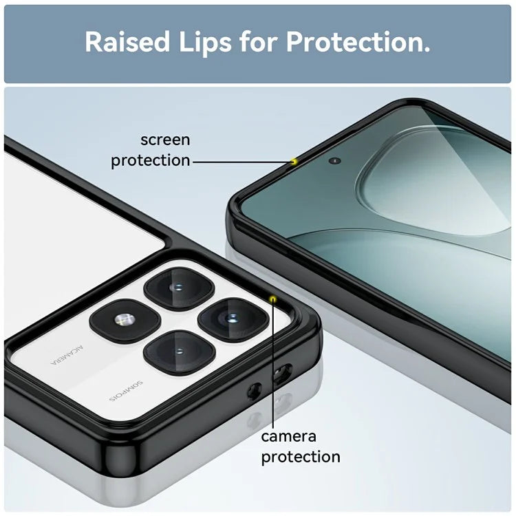 For Xiaomi Redmi K70 Ultra Shockproof Case TPU +Acrylic Protective Clear Phone Cover