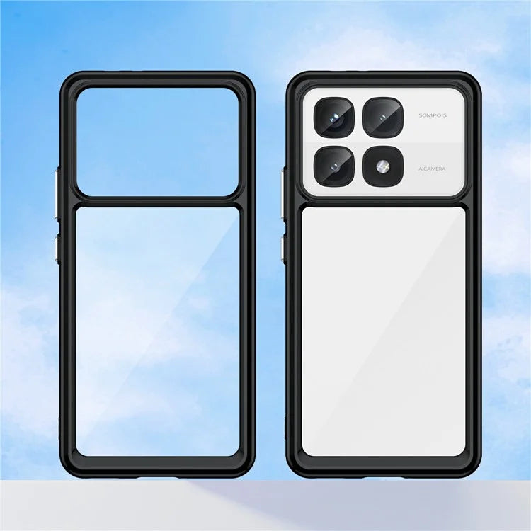 For Xiaomi Redmi K70 Ultra Shockproof Case TPU +Acrylic Protective Clear Phone Cover