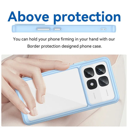 For Xiaomi Redmi K70 Ultra Shockproof Case TPU +Acrylic Protective Clear Phone Cover