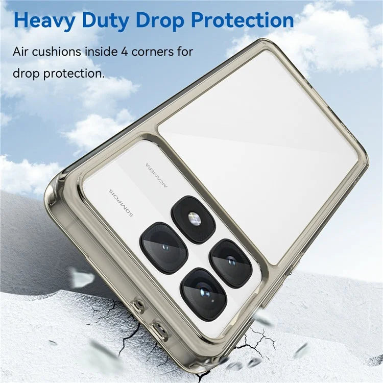 For Xiaomi Redmi K70 Ultra Shockproof Case TPU +Acrylic Protective Clear Phone Cover