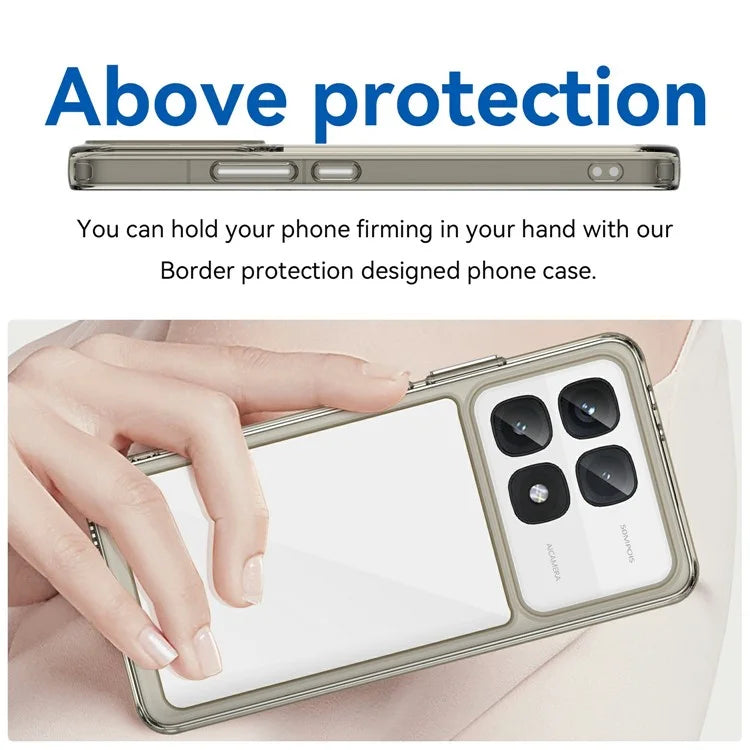 For Xiaomi Redmi K70 Ultra Shockproof Case TPU +Acrylic Protective Clear Phone Cover