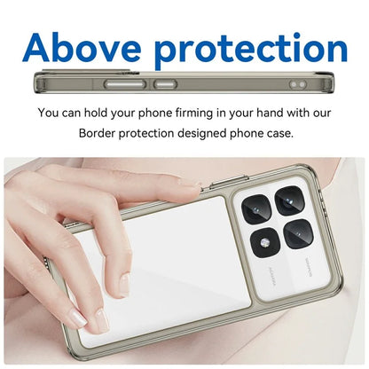 For Xiaomi Redmi K70 Ultra Shockproof Case TPU +Acrylic Protective Clear Phone Cover
