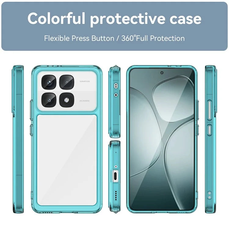 For Xiaomi Redmi K70 Ultra Shockproof Case TPU +Acrylic Protective Clear Phone Cover
