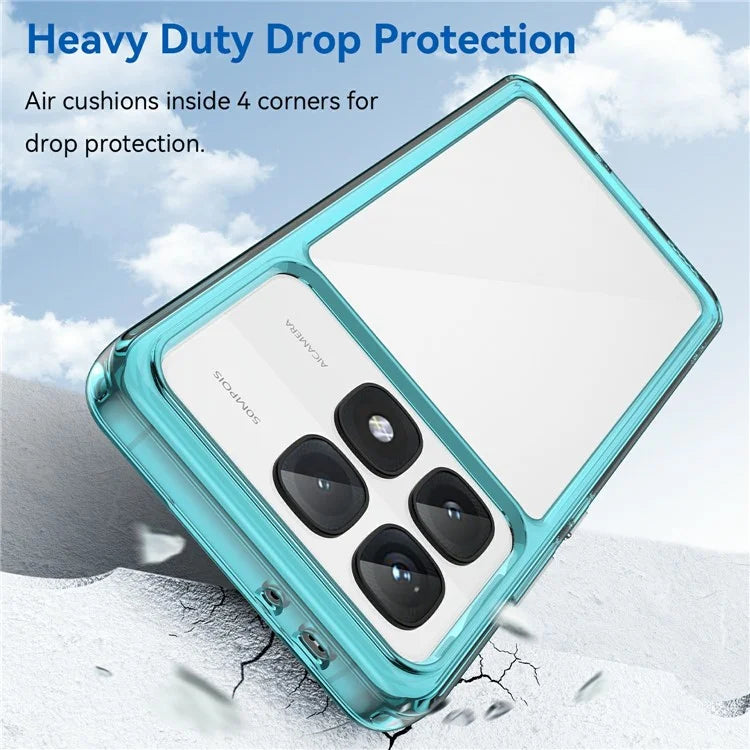 For Xiaomi Redmi K70 Ultra Shockproof Case TPU +Acrylic Protective Clear Phone Cover