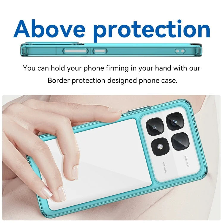 For Xiaomi Redmi K70 Ultra Shockproof Case TPU +Acrylic Protective Clear Phone Cover