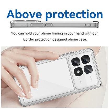 For Xiaomi Redmi K70 Ultra Shockproof Case TPU +Acrylic Protective Clear Phone Cover