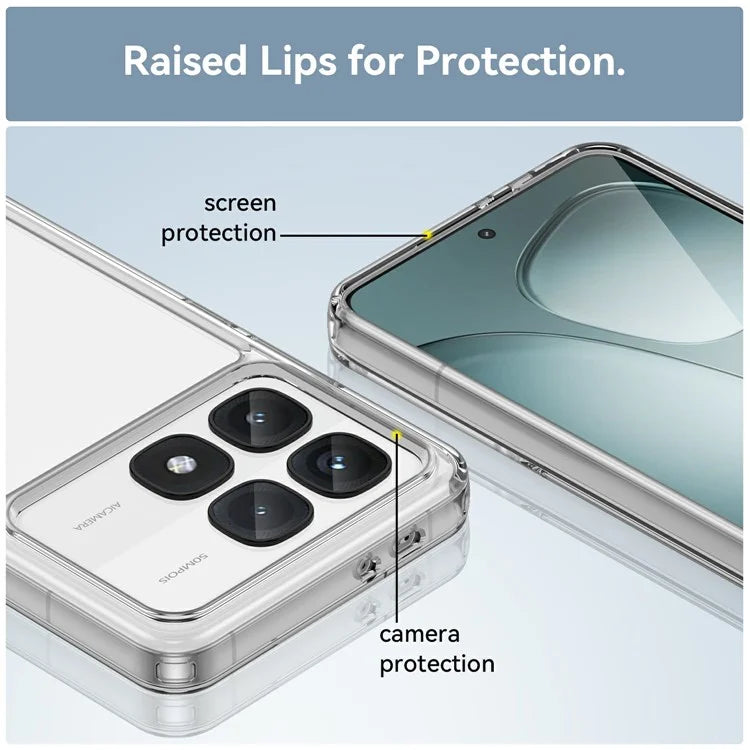 For Xiaomi Redmi K70 Ultra Shockproof Case TPU +Acrylic Protective Clear Phone Cover