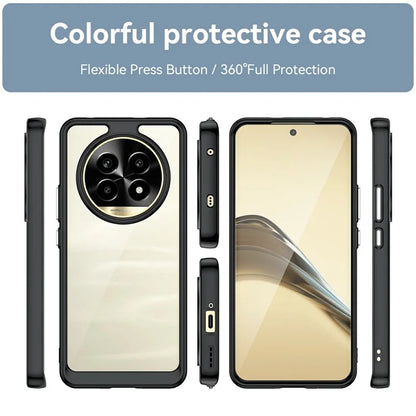 For Realme 13 Pro 5G / 13 Pro+ 5G Shockproof Case TPU +Acrylic Protective Clear Phone Cover