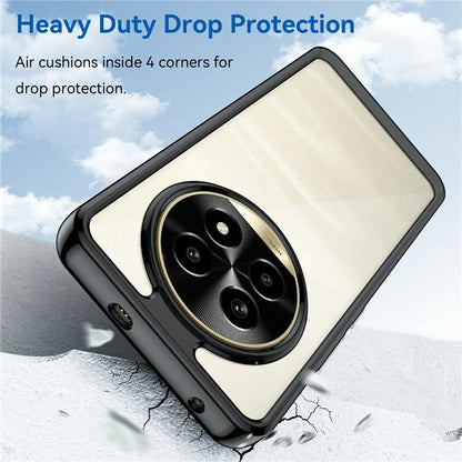 For Realme 13 Pro 5G / 13 Pro+ 5G Shockproof Case TPU +Acrylic Protective Clear Phone Cover